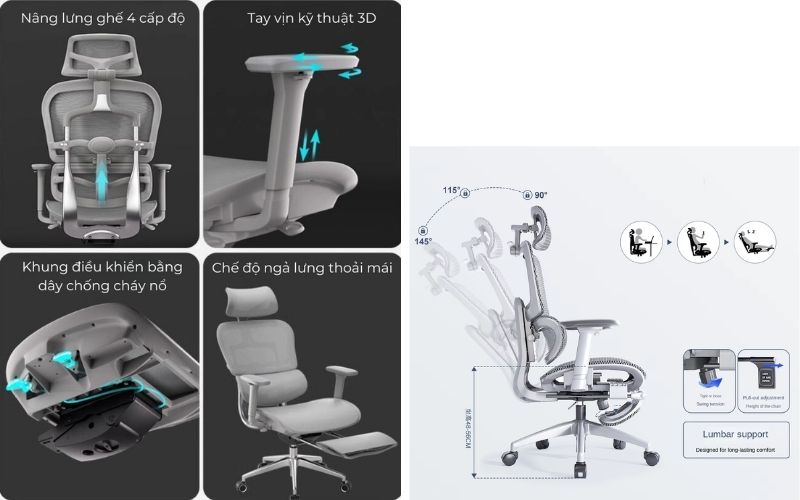 Những tính năng thoải mái dành cho người dùng 