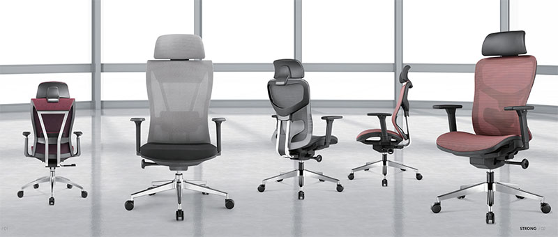 Ghế C960A được thiết kế thông thoáng 