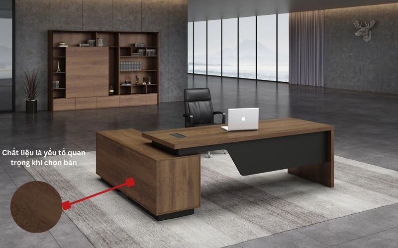 Chất liệu là yếu tố đặt lên hàng đầu khi mua bàn làm việc 
