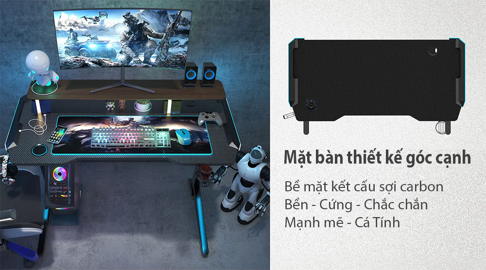 Bàn BGM110 tạo cảm giác khác biệt với kiểu dáng đậm chất gamin
