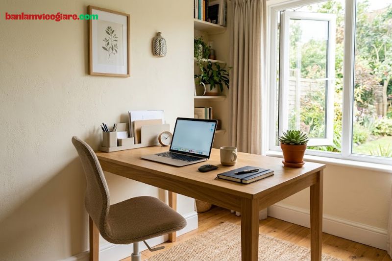 Một số nguyên tắc đặt bàn làm việc phù hợp, tăng vận khí