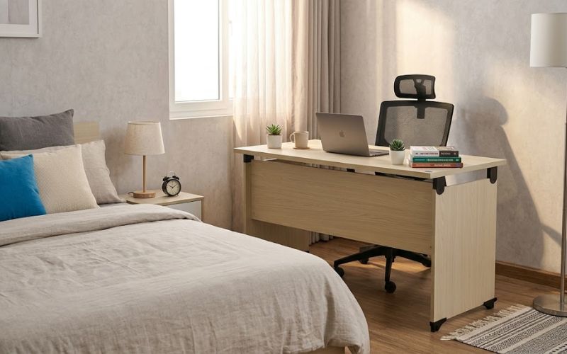 Mẫu bàn AT120SK thiết kế nhỏ gọn phù hợp với nhiều không gian