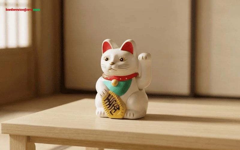 Ý nghĩa của để mèo thần tài trong văn hóa Á Đông